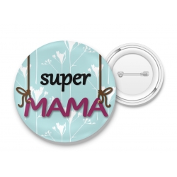 Przypinka Super Mama